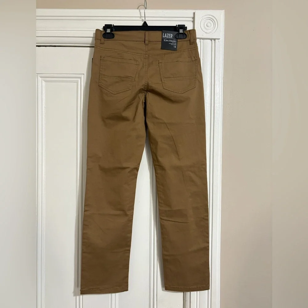 NWT Lazer x Stitch‎ Fix Kids Damien Stretch Twill 5 Pocket Pant Slim Straight